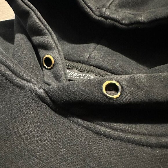 Trapstar Black Hoodie Red White Logo – Size M - Picture 7 of 8